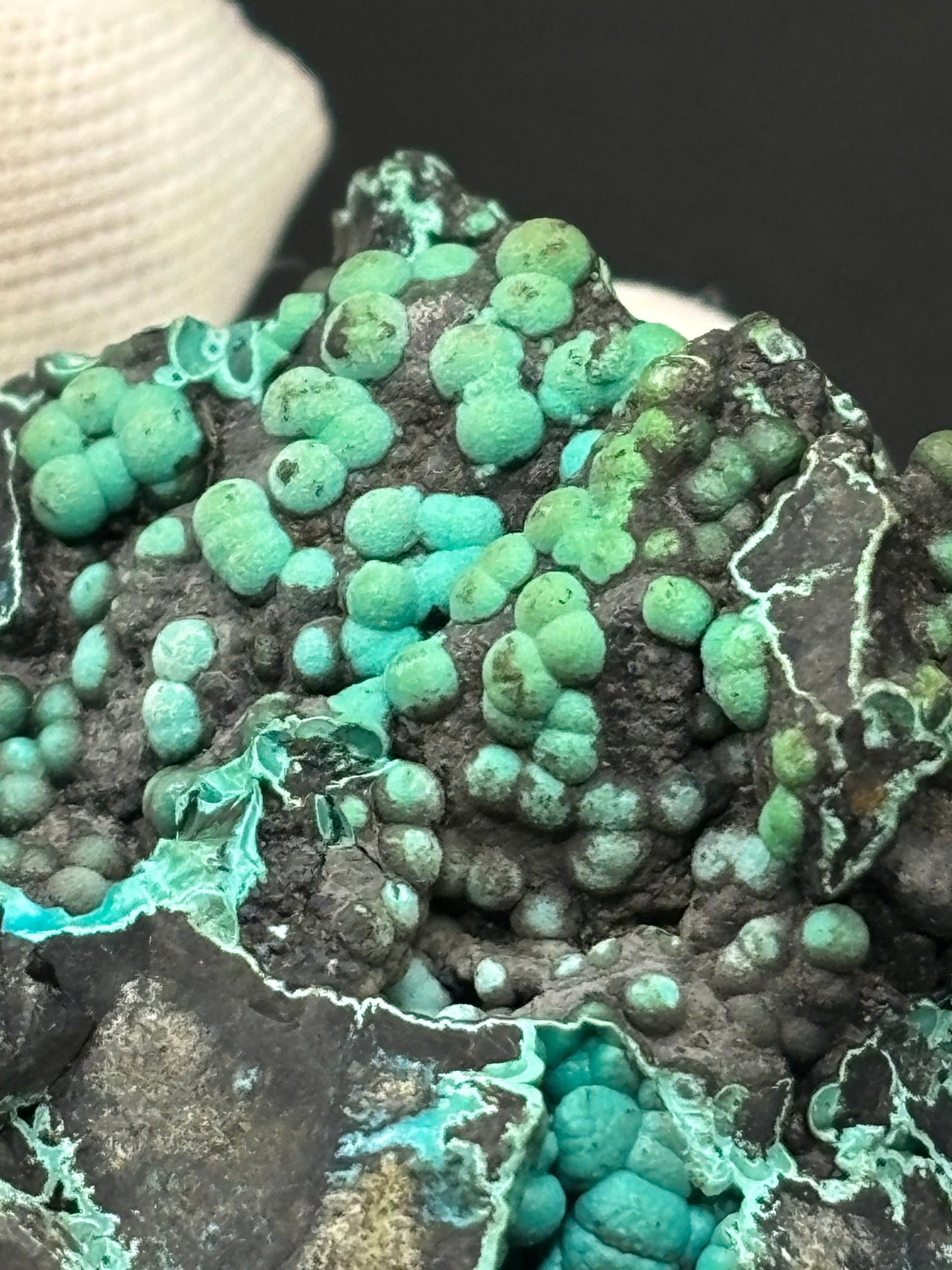 Malachite & Chrysocolla Specimen Planet Mine Arizona Copper Mineral Display Piece