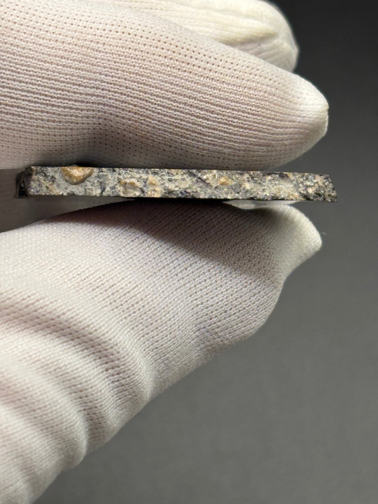 NWA 17859 "Black Lunar" Meteorite Specimen Official Feldspathic Breccia Moon Meteorite