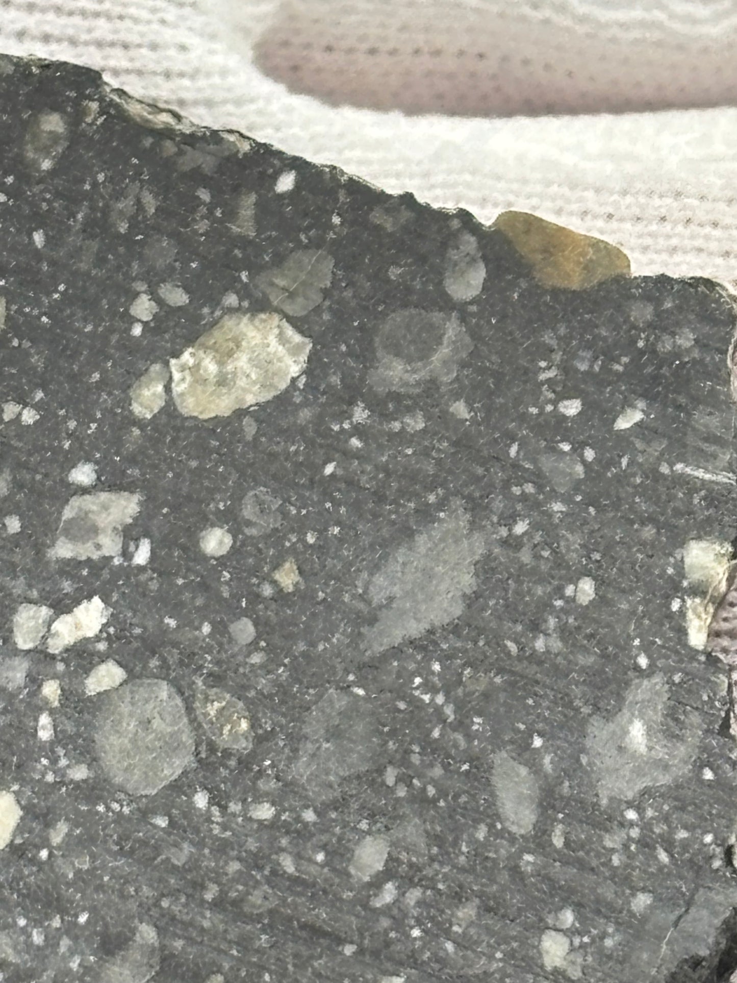 NWA 17859 "Black Lunar" Meteorite Specimen Official Feldspathic Breccia Moon Meteorite