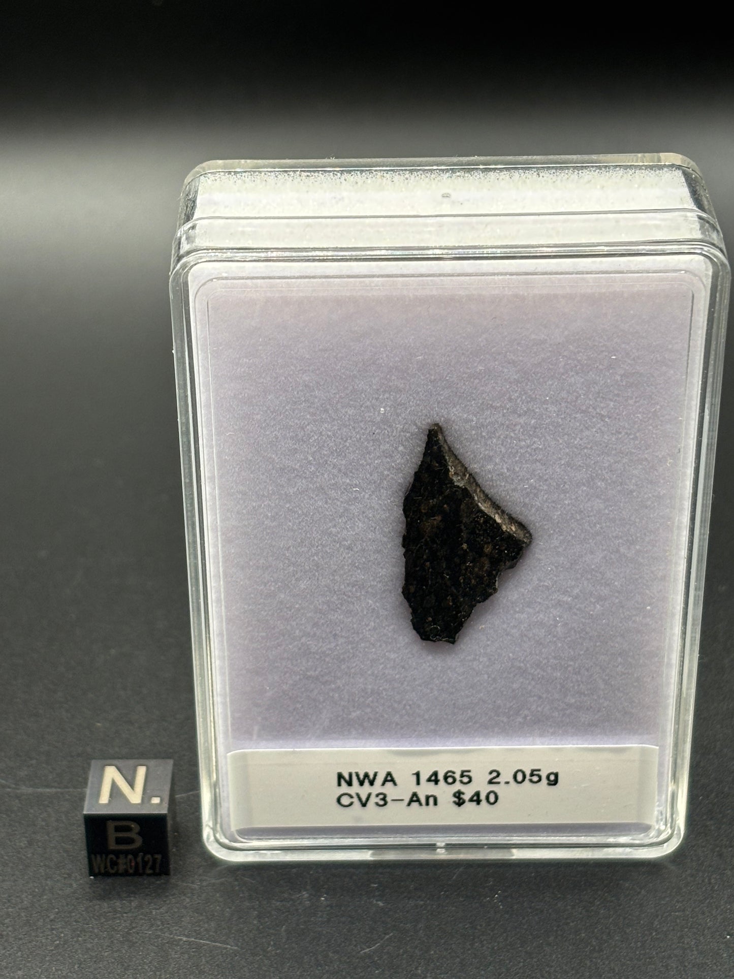 NWA 1465 Carbonaceous Chondrite Meteorite Rare CV3-an Anomalous Northwest Africa