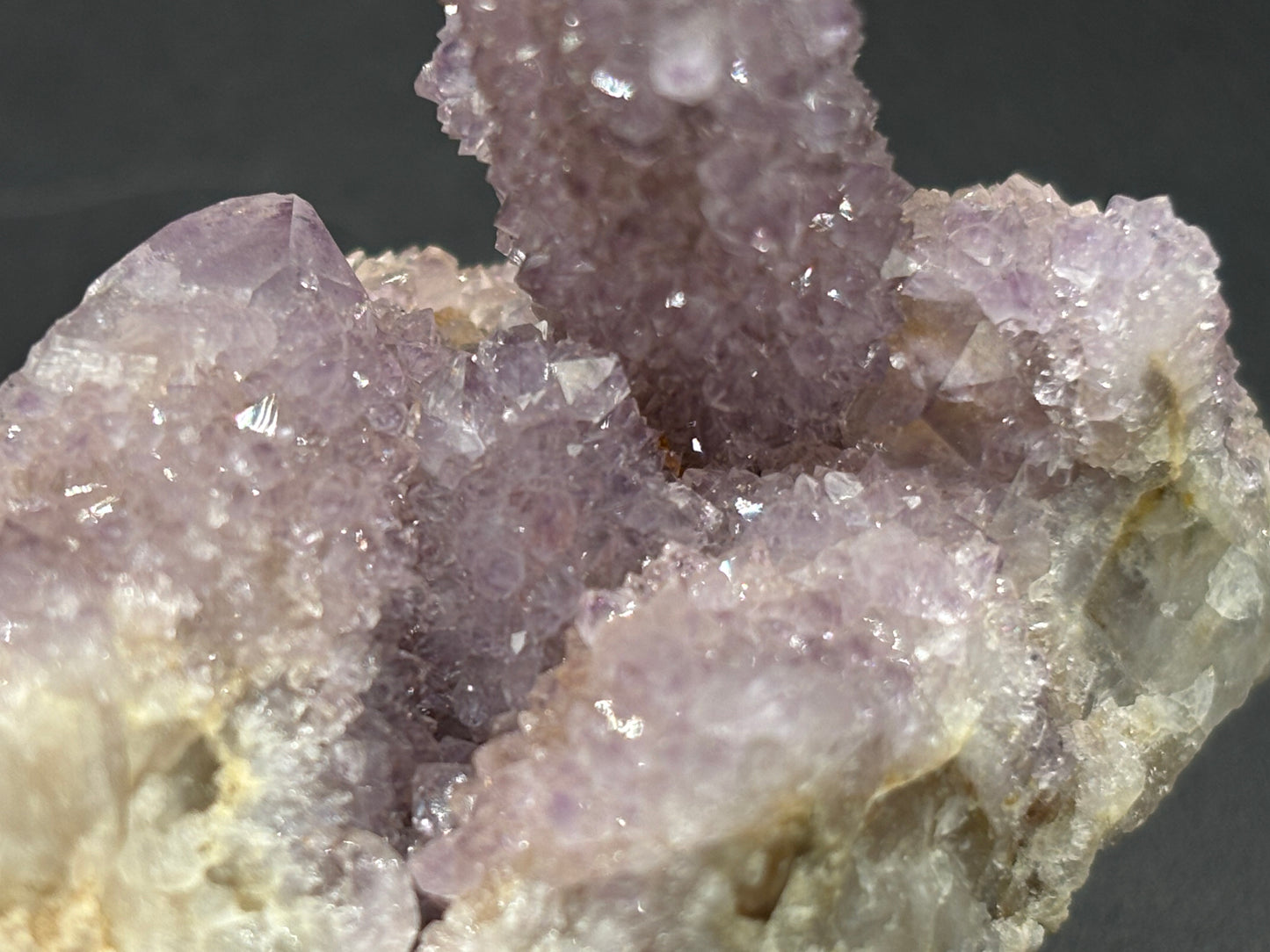 Amethyst Druzy Quartz Specimen Natural Crystal Display Mineral