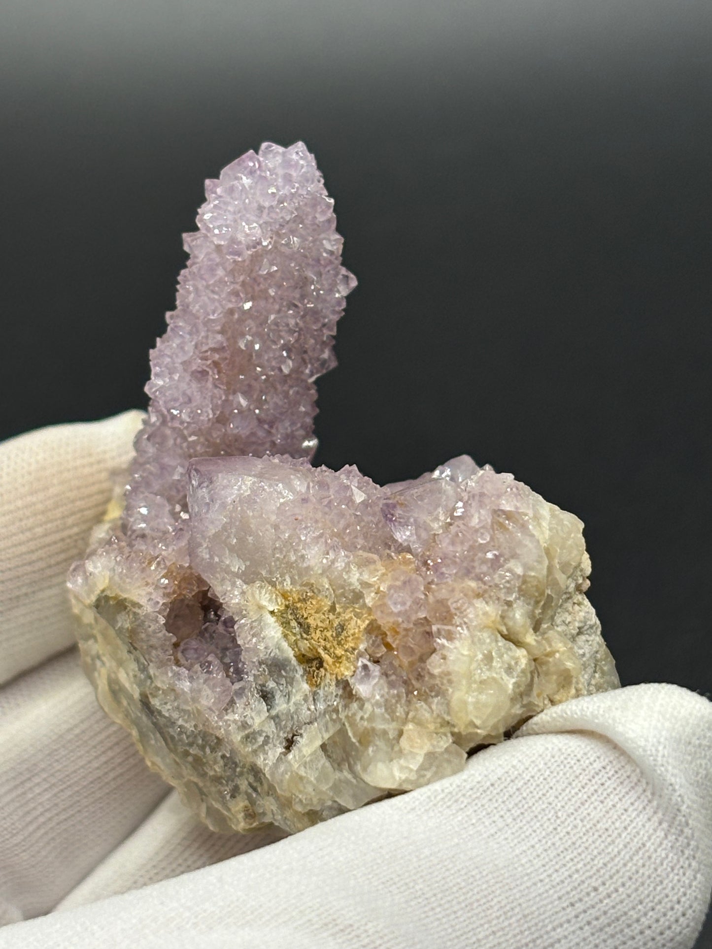 Amethyst Druzy Quartz Specimen Natural Crystal Display Mineral