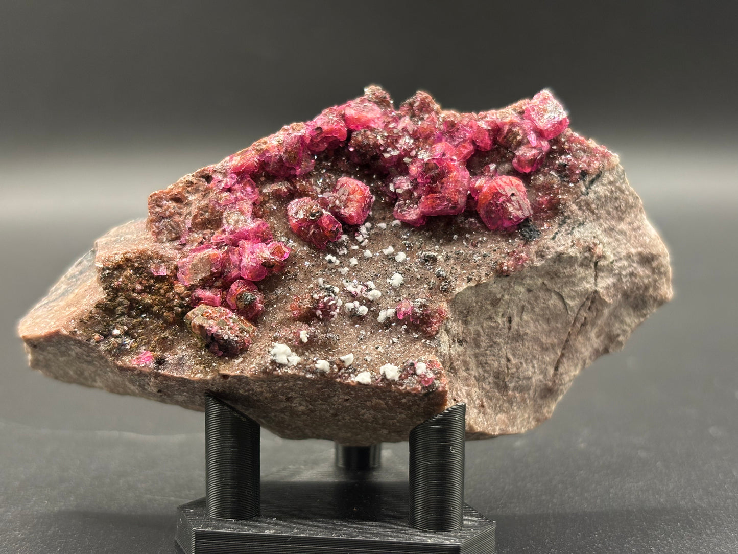Cobaltoan Calcite on Matrix – Mashamba West Mine, Lualaba Province, Democratic Republic of Congo