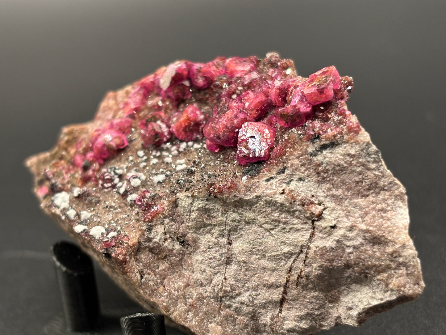 Cobaltoan Calcite on Matrix – Mashamba West Mine, Lualaba Province, Democratic Republic of Congo