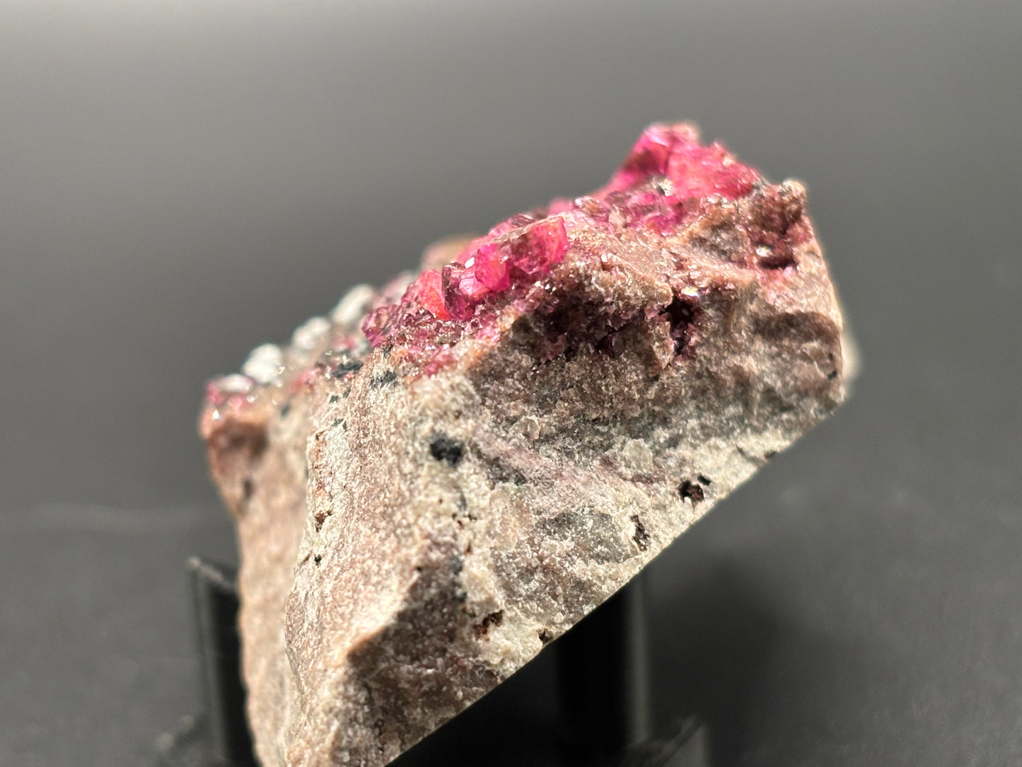 Cobaltoan Calcite on Matrix – Mashamba West Mine, Lualaba Province, Democratic Republic of Congo
