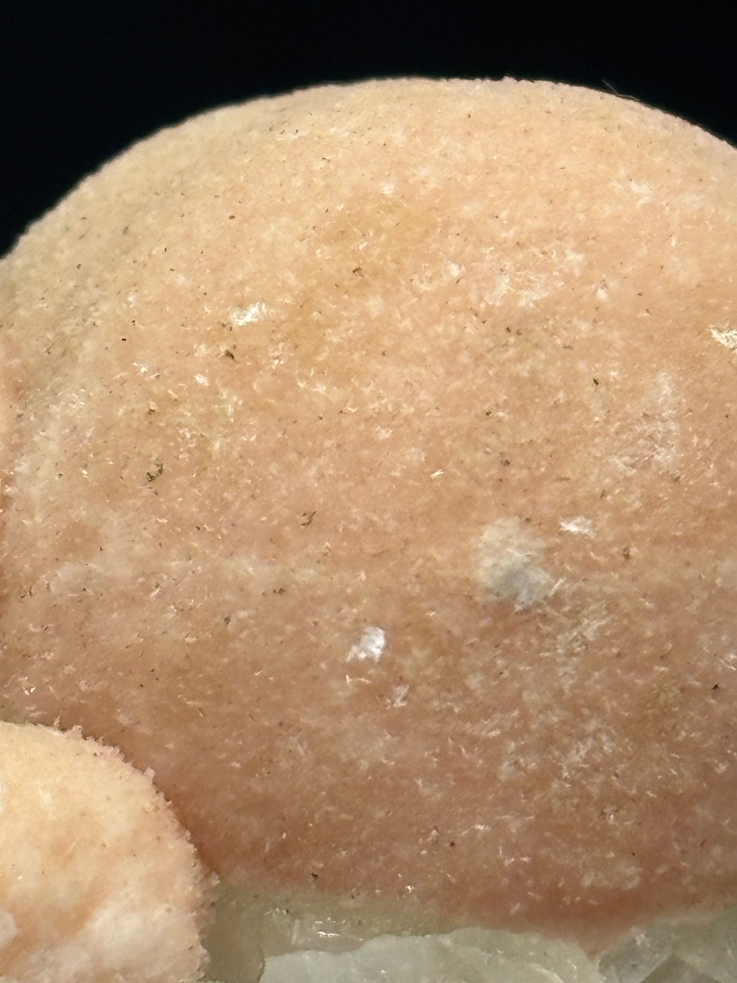 Pectolite on Datolite – Millington Quarry, Millington, Somerset County, New Jersey