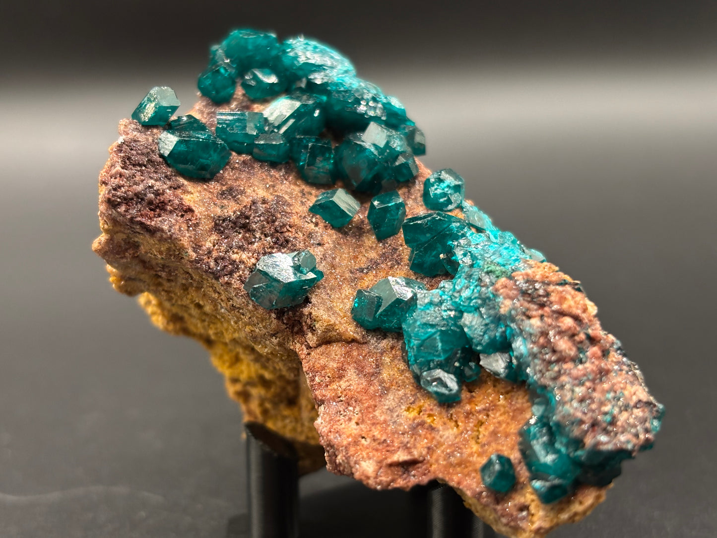 Dioptase Crystal Specimen – Kapata Mine, Kolwezi Mining District, Lualaba Province, Democratic Republic of Congo