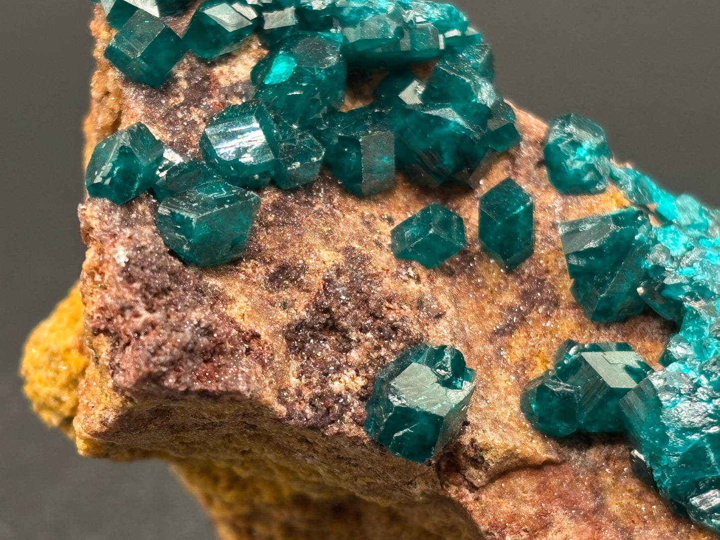 Dioptase Crystal Specimen – Kapata Mine, Kolwezi Mining District, Lualaba Province, Democratic Republic of Congo