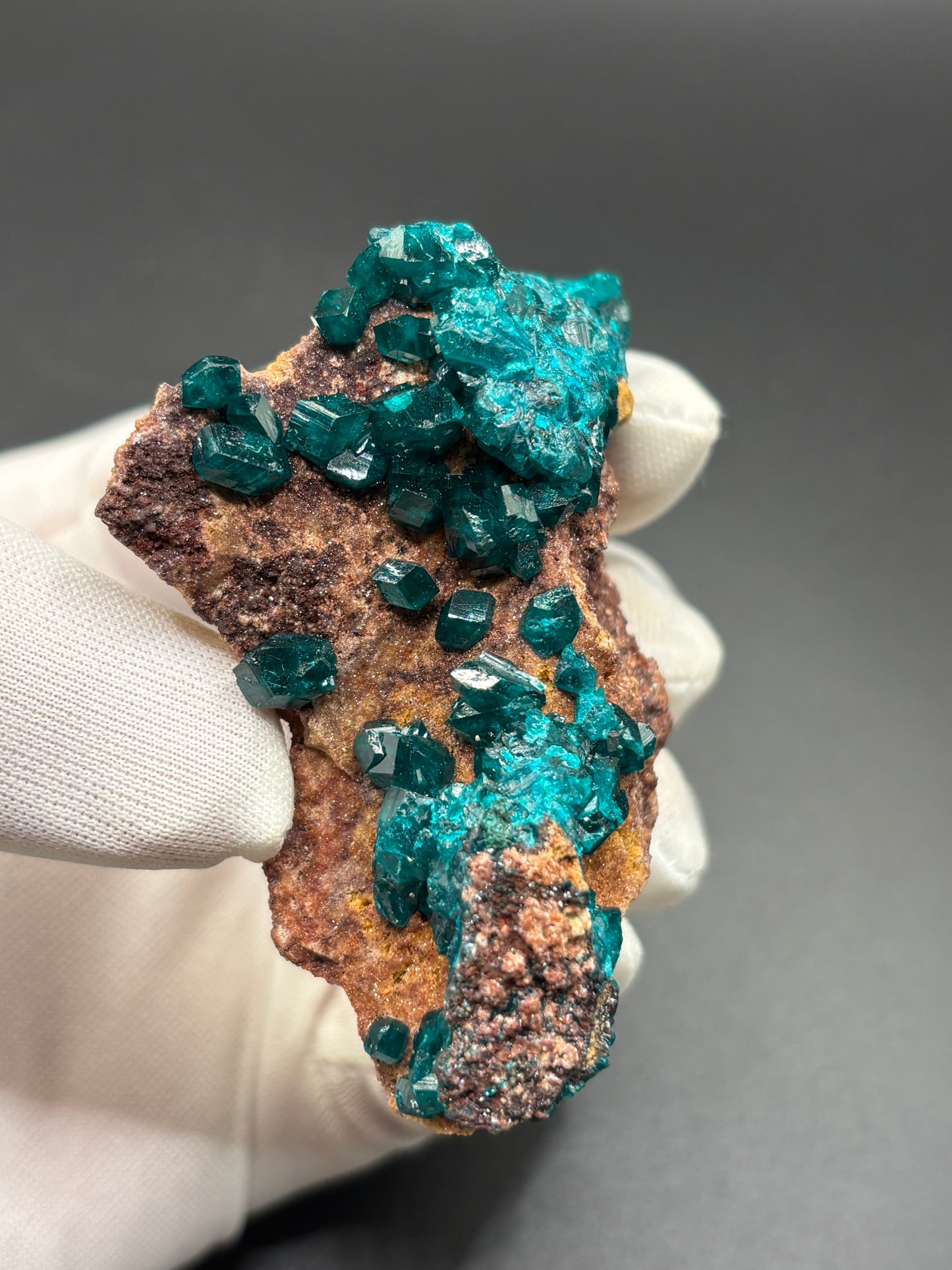 Dioptase Crystal Specimen – Kapata Mine, Kolwezi Mining District, Lualaba Province, Democratic Republic of Congo