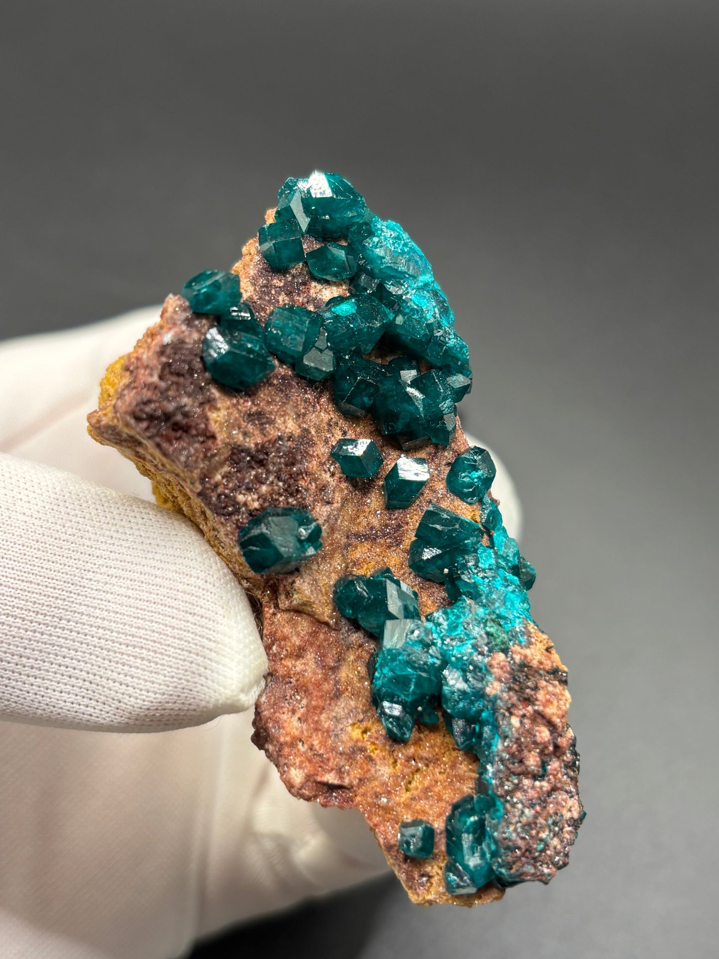 Dioptase Crystal Specimen – Kapata Mine, Kolwezi Mining District, Lualaba Province, Democratic Republic of Congo