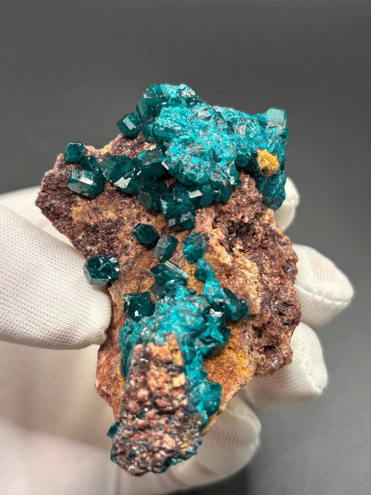 Dioptase Crystal Specimen – Kapata Mine, Kolwezi Mining District, Lualaba Province, Democratic Republic of Congo