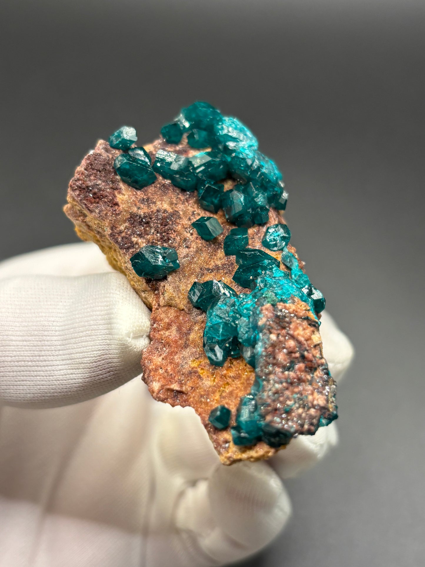 Dioptase Crystal Specimen – Kapata Mine, Kolwezi Mining District, Lualaba Province, Democratic Republic of Congo