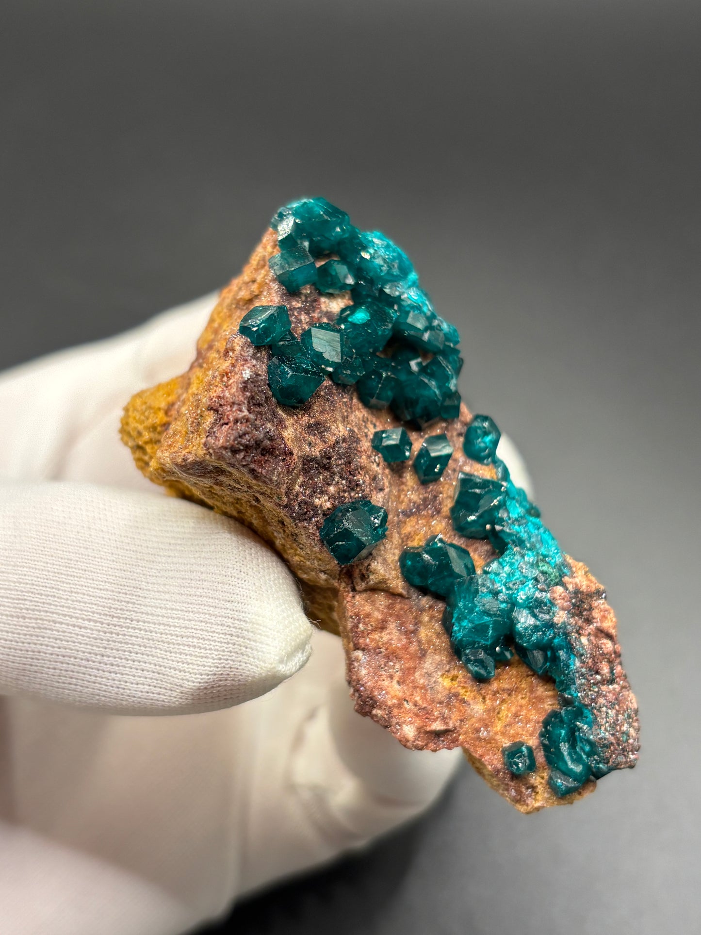 Dioptase Crystal Specimen – Kapata Mine, Kolwezi Mining District, Lualaba Province, Democratic Republic of Congo