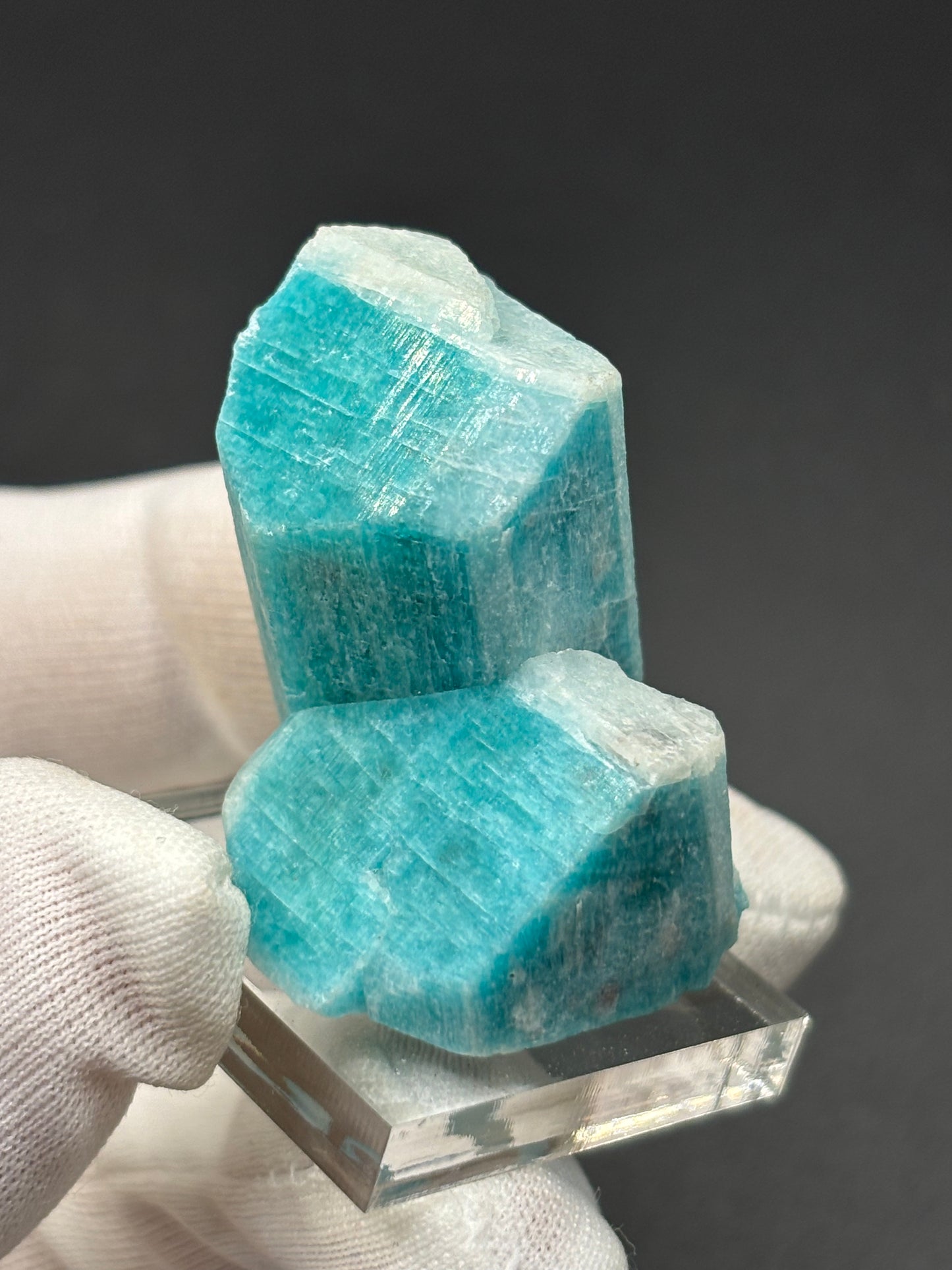 Amazonite – Smokey Hawk Mine, Teller County, Colorado | Perthitic Amazonite Crystals