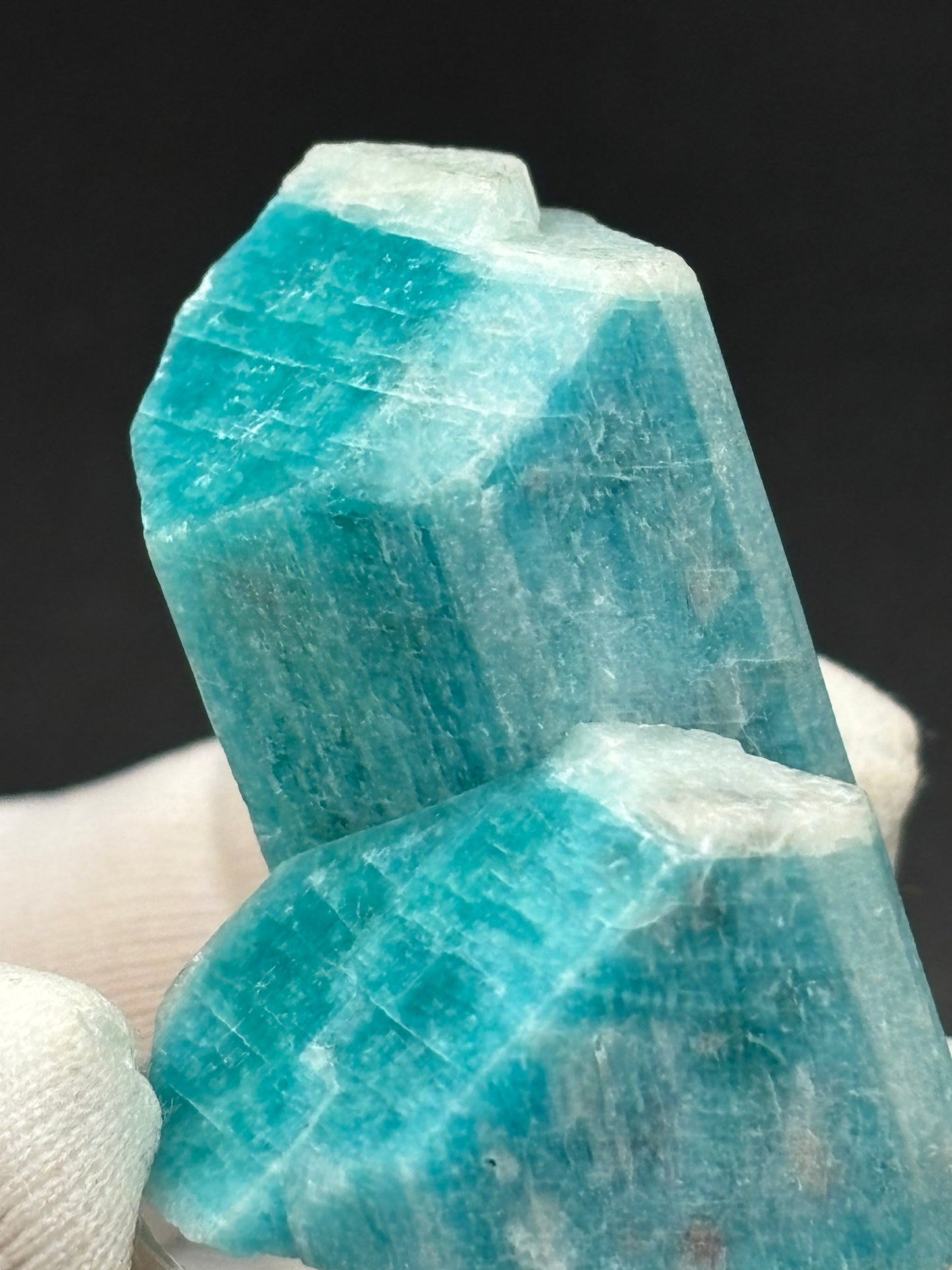 Amazonite – Smokey Hawk Mine, Teller County, Colorado | Perthitic Amazonite Crystals