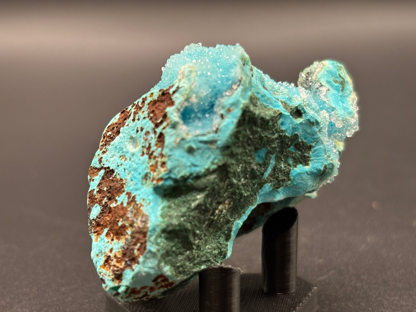 Druzy Malachite & Chrysocolla – Tenke Deposit, Lualaba Province, Democratic Republic of Congo