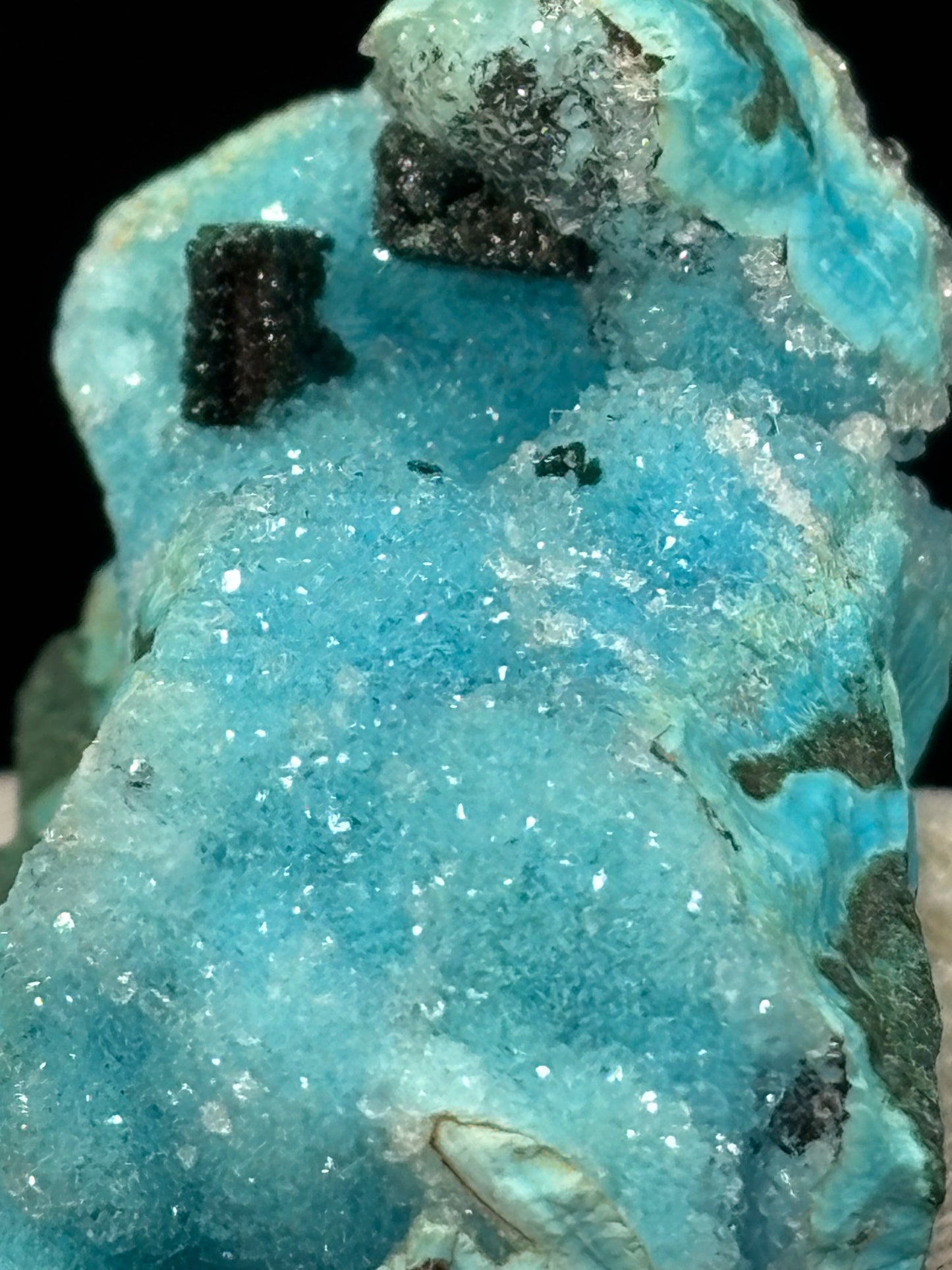 Druzy Malachite & Chrysocolla – Tenke Deposit, Lualaba Province, Democratic Republic of Congo