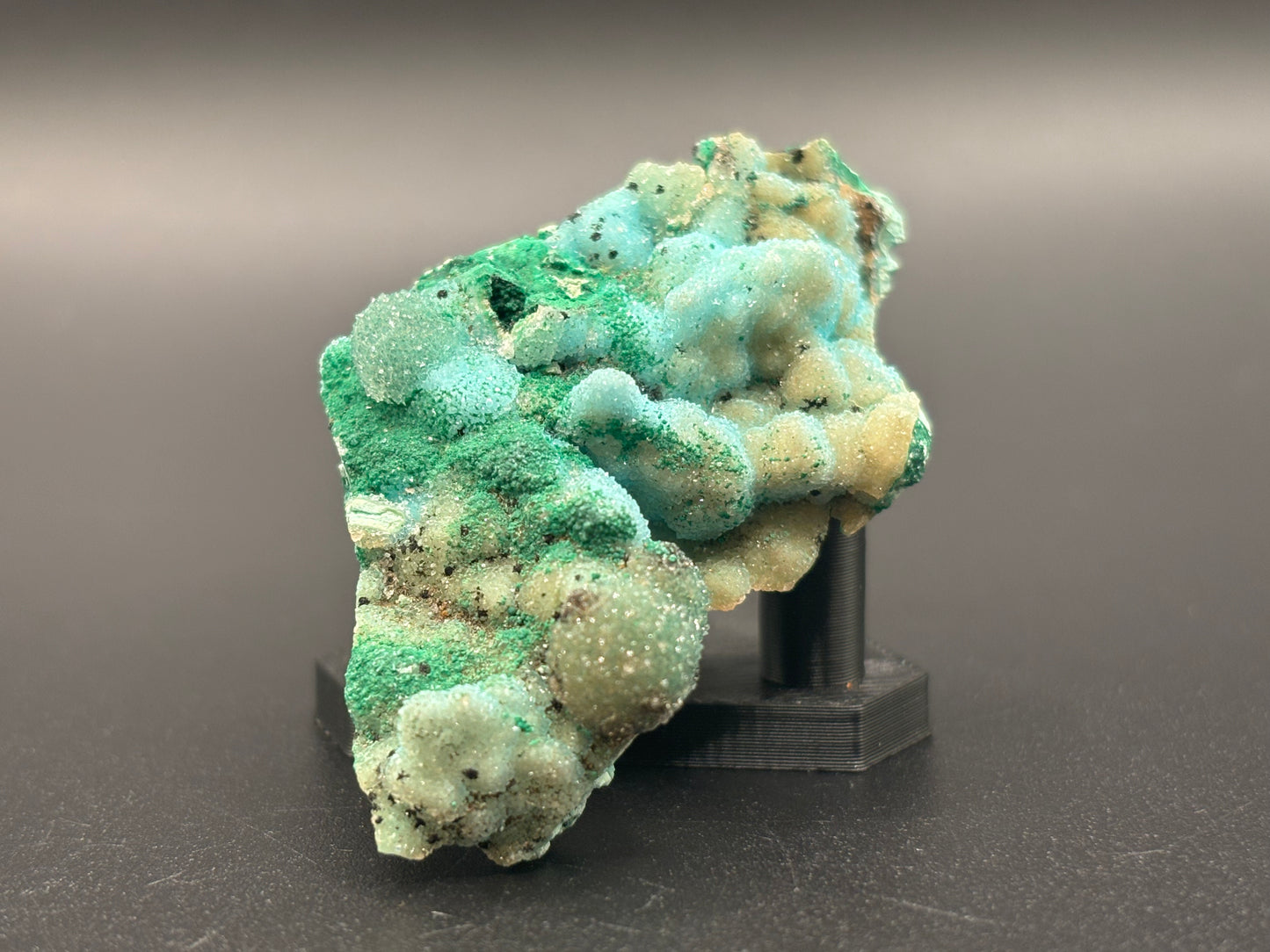 Druzy Malachite & Chrysocolla – Tenke Deposit, Lualaba Province, Democratic Republic of Congo