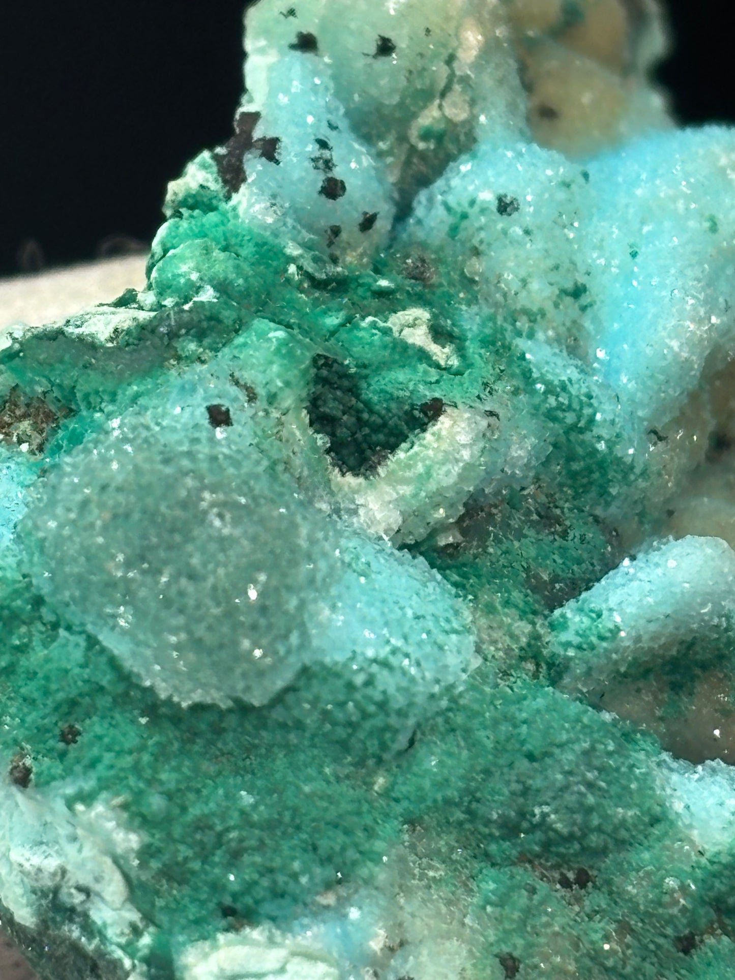 Druzy Malachite & Chrysocolla – Tenke Deposit, Lualaba Province, Democratic Republic of Congo
