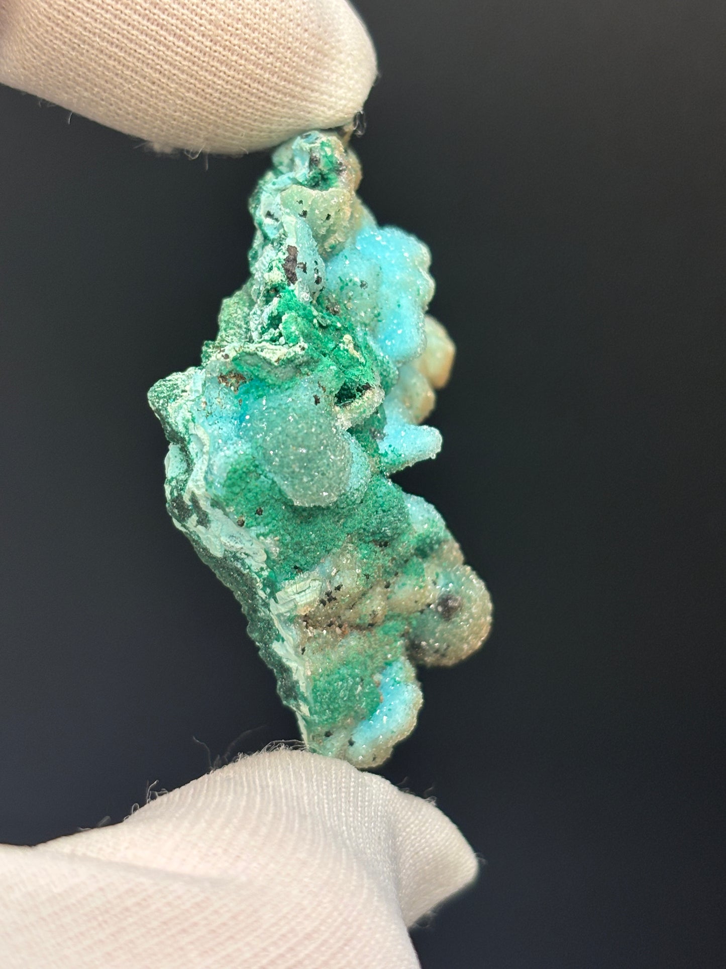 Druzy Malachite & Chrysocolla – Tenke Deposit, Lualaba Province, Democratic Republic of Congo