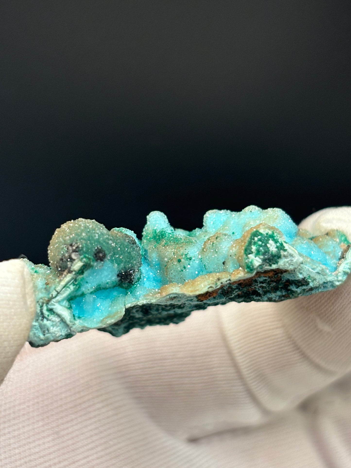 Druzy Malachite & Chrysocolla – Tenke Deposit, Lualaba Province, Democratic Republic of Congo