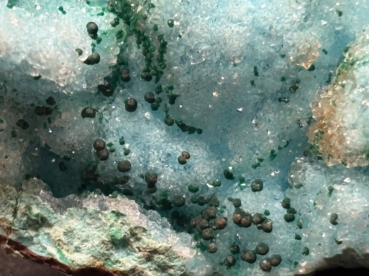 Druzy Malachite & Chrysocolla – Tenke Deposit, Lualaba Province, Democratic Republic of Congo