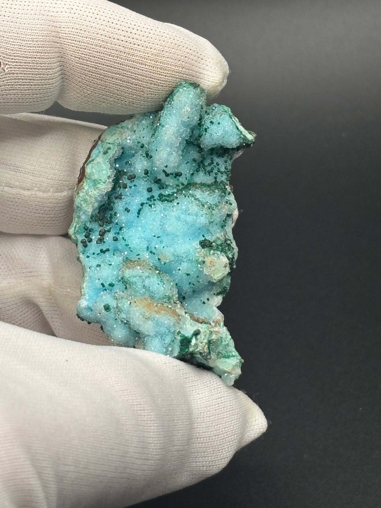 Druzy Malachite & Chrysocolla – Tenke Deposit, Lualaba Province, Democratic Republic of Congo