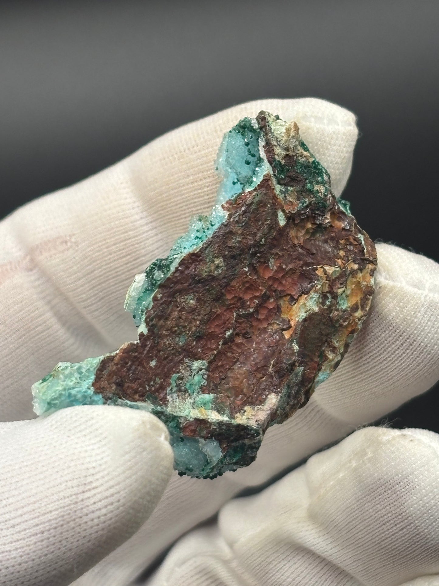 Druzy Malachite & Chrysocolla – Tenke Deposit, Lualaba Province, Democratic Republic of Congo