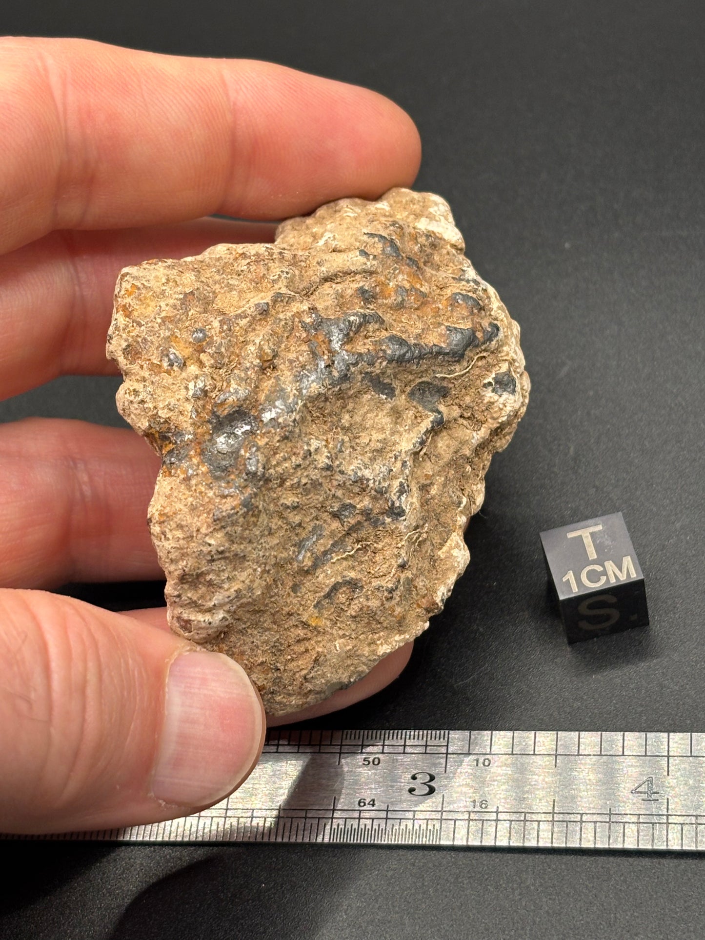 Large Natural Canyon Diablo Meteorite Graphite Nodule – Meteor Crater, Arizona – 120g