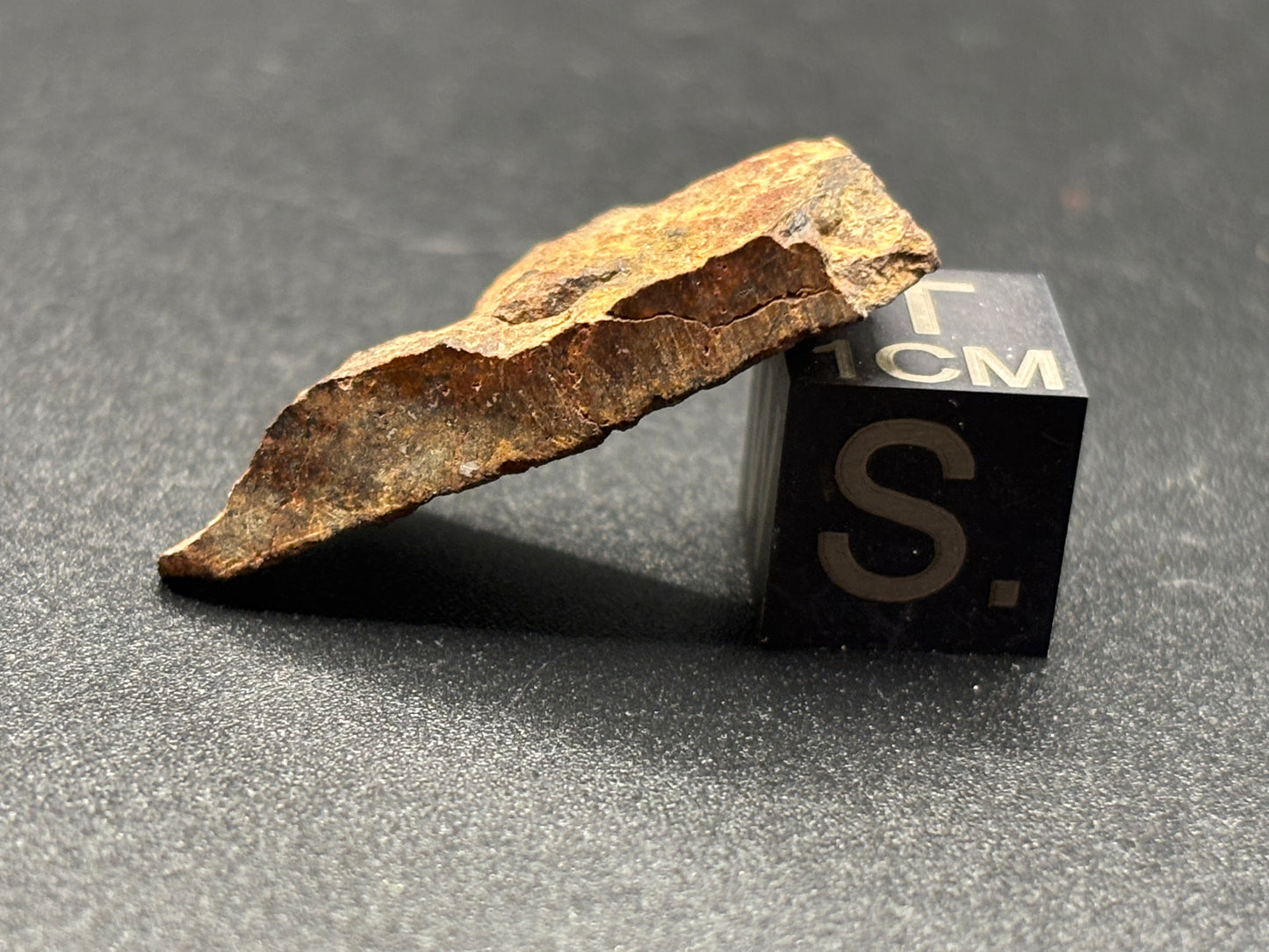 Trilby Wash Meteorite (2.8 Grams) – Official Arizona L4 Chondrite Partial Polished Fragment | Southern–Sloan Provenance