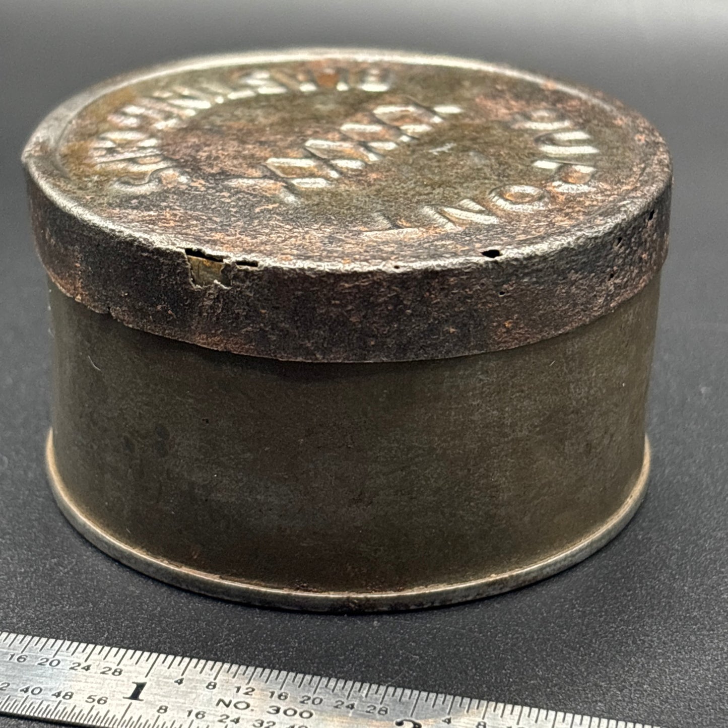 Early DuPont XXXXX Blasting Caps Tin – Antique Primitive Style – Rare