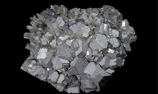 Galena, Chalcopyrite, Quartz, Sphalerite Borieva Mine, Petrovitza Deposit, Madan Ore Field, Rhodope Mountains, Smolyan Oblast, Bulgaria
