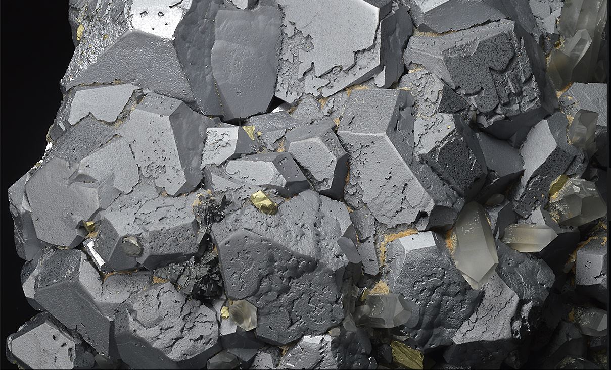 Galena, Chalcopyrite, Quartz, Sphalerite Borieva Mine, Petrovitza Deposit, Madan Ore Field, Rhodope Mountains, Smolyan Oblast, Bulgaria