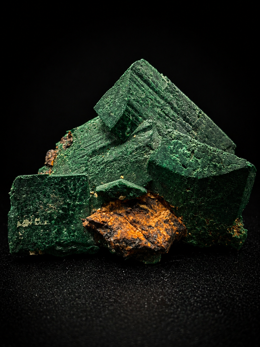 Malachite Pseudomorph After Azurite – Touissit Mine, Oujda, Morocco