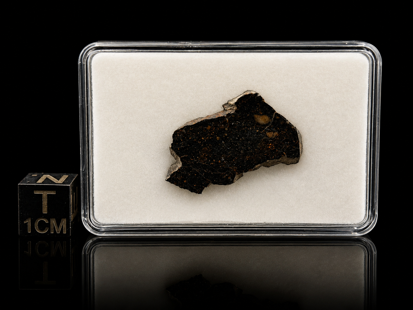 NWA 13758 Meteorite Specimen Official R3 Rumuruti Chondrite Northwest Africa Meteorite