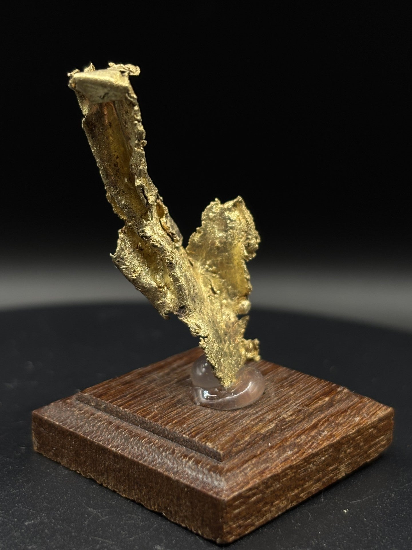 Round Mountain Gold Leaf Specimen – Nevada, USA