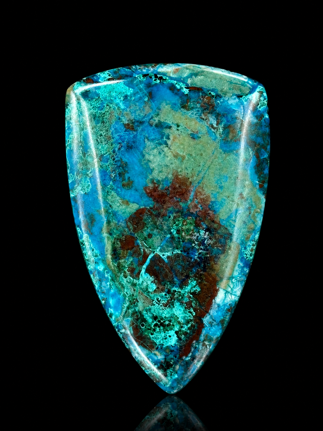 Rowley Mine Arizona Chrysocolla Cabochon Polished Copper Mineral Gemstone Cab Southwestern Lapidary