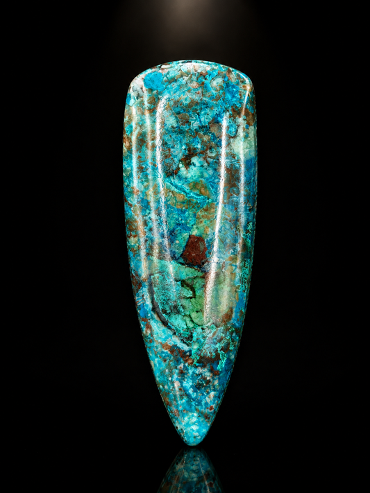 Rowley Mine Arizona Chrysocolla Cabochon Polished Copper Mineral Gemstone Cab Southwestern Lapidary